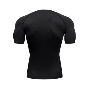 Chemise de compression pour homme Collants imprimés T-shirt de sport extensible à séchage rapide Top à manches courtes par Dolanto - Product Image 2