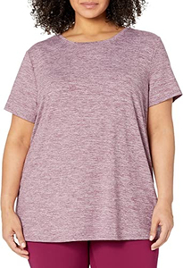 T-shirt à col rond à manches courtes Tech Stretch pour femmes de nouveau design, t-shirts pour femmes de grande taille. Chemises de gym sur mesure - Product Image 4