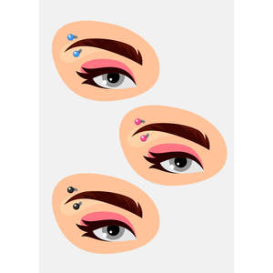 Miss Body Jewelry - Piercing Curvo in Acrilico G23 con Sfera e Anelli Taglio Diamante per Ombelico, Orecchie, Lingua, Piercing per Bambini - Product Image 3