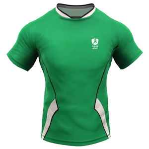 ชุดรักบี้ชายสมัยใหม่ ผลิตจากวัสดุโพลีเอสเตอร์ที่ทนทาน เสื้อแขนสั้นและกางเกงขาสั้นเข้าชุด เหมาะสำหรับกีฬาประเภททีม - Product Image 2