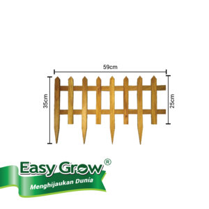 Paneles de valla de jardín para privacidad de madera, Color blanco Natural, 35cm x 59m x 25cm - Product Image 2