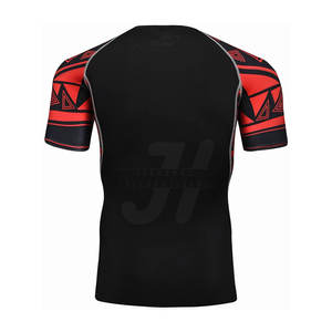Camiseta de MMA Ligera y Duradera de la Mejor Calidad para Hombre, Corte Ajustado, Transpirable, Spandex/Poliéster, Ropa Deportiva, Prenda de Artes Marciales - Product Image 2