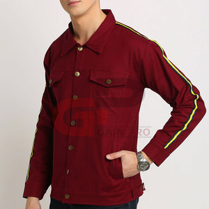 Chaqueta vaquera para hombre éxito de ventas con diseño personalizado chaqueta vaquera para hombre talla grande para uso exterior - Product Image 3