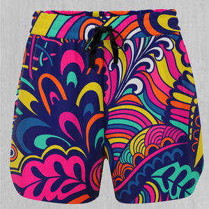 Pantalones cortos de yoga con estampado de sublimación personalizados al por mayor para mujer Pantalones cortos estampados transpirables Pantalones cortos de diseño personalizado para mujer - Product Image 4