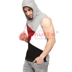 Sudaderas sin Mangas Personalizadas para Hombre, de Satén Sólido, para Gimnasio, Ropa Deportiva Transpirable con Impresión Digital - Product Image 4