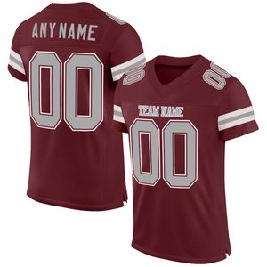 Camiseta de fútbol de talla grande personalizada de alta calidad, uniforme de fútbol americano transpirable con nuevos conjuntos cosidos - Product Image 1