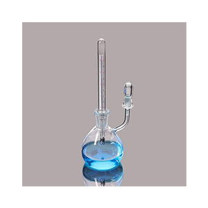 Bouteille de gravité spécifique calibrée par pycnomètre en verre de Borosilicate de vente chaude pour l'usage de laboratoire d'Inde - Product Image 1