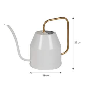 Caño largo minimalista nórdico moderno y lata de agua con mango dorado para decoración de jardín - Product Image 4