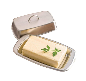 Beurrier en acier inoxydable avec couvercle Beurrier en acier inoxydable personnalisé pour restaurant maison hôtel - Product Image 6