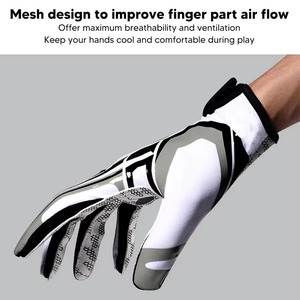 2025 fabricant professionnel conception personnalisée gants de Football américain bas prix adultes et jeunes gants de Football récepteur américain - Product Image 5