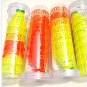 High Quality Professional Tournament Level Lightweight Eco-Friendly Durable Plastic <b>Badminton</b> Shuttlecocks Factory Outlet - Product Image 4