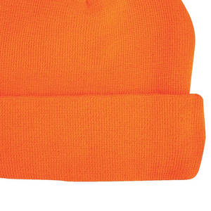 Gorro de punto clásico para hombre, gorro de invierno cálido con estilo de puño plegable, gorro de punto elástico, gorro de lana suave Unisex - Product Image 5