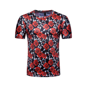 Offre Spéciale personnalisé coton polyester T-Shirt matériau solide Sublimation sonnerie conception bas quantité minimale de commande compris - Product Image 1
