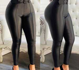 Pantalones de Cuero de Alta Calidad para Niñas con Diseño de Logotipo Personalizado para Mujeres - Product Image 4