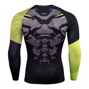 ชุดกีฬาสำหรับวิ่งของผู้ชายชุดรัดรูปสำหรับฤดูใบไม้ร่วงชุดออกกำลังกายเอวเข้ารูปติดโลโก้ - Product Image 4