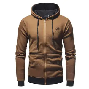 Street Style Custom Men's Hoodies Blank Plain Bulk Winter Men's Pullover Hoodies For Online Sale