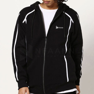 Sudadera con capucha y cremallera para hombre al mejor precio, diseño personalizado para la temporada de invierno, alta calidad, hecha de material de poliéster/algodón - Product Image 1