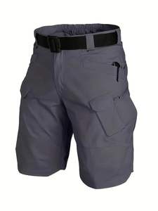 Shorts cargo décontractés pour hommes avec plusieurs poches durables légers et résistants à l'eau pour le camping en plein air Shorts pour hommes - Product Image 5