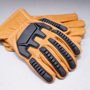 Guantes de Trabajo de Seguridad de Cuero Sintético de Uso General Impact, Resistentes a Impactos, para Mecánicos, Construcción, Trabajo al Aire Libre, para Petróleo y Gas - Product Image 3