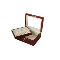 Boîte à bijoux en bois rectangulaire de luxe personnalisée avec logo, pour l'emballage et le rangement, vente en gros