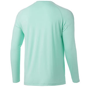 Camiseta de Pesca Personalizable de Manga Larga, Secado Rápido, Antibacteriana, Protección UV UPF 50, Bordado Sólido, Servicio OEM - Product Image 6