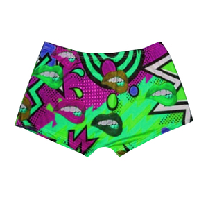 กางเกงขี่จักรยานเอวสูงสำหรับผู้หญิงกางเกงขาสั้นขี่จักรยานโยคะพิมพ์ซับลิเมชันไร้รอยต่อสำหรับใส่ไปยิมเล่นกีฬา100% ออกแบบโลโก้ได้ตามต้องการ - Product Image 2