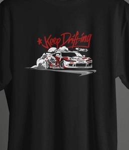 T Shirt 100% coton Drift Car Graphic Casual Printed High Quality Wholesale Causal Wear Trendy New Summer T Shirt RRI-TS-05 - Product Image 4