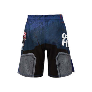 Ropa Deportiva de Artes Marciales Mixtas (MMA) Corta y Elástica de Poliéster y Spandex, con Logotipo Personalizado, Sublimación, Servicio OEM Disponible - Product Image 2