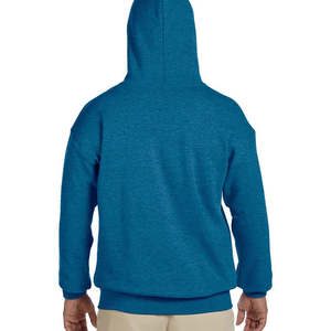 Nueva llegada de los hombres de algodón completo de poliéster de manga larga sudaderas con capucha de invierno al por mayor patrón de impresión bordado forrado diseño sólido con capucha - Product Image 2