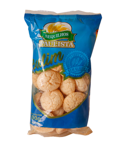 Sequilhos Paulista Bulim Galleta 100g Galleta de almidón de maíz horneado dulce brasileño tradicional con leche de coco empaquetada en bolsa - Product Image 1
