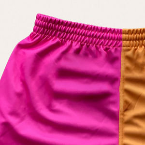 Haute Qualité High Street Concevez Votre Propre Logo Imperméable Respirant Taille Élastique Polyester Personnalisé Rugby Footy Shorts Cordon de Serrage - Product Image 4