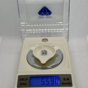 เพทายเจียระไนเป็นรูปไข่คริสตัลธรรมชาติ5.59cts ไม่มีสี10.9x8.7x6.2มม. สำหรับการทำเครื่องประดับ - Product Image 6