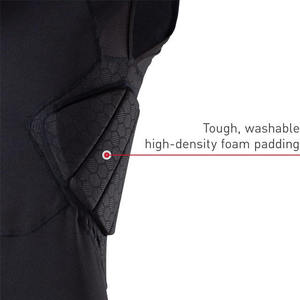 <b>Mens</b> Breathable Comfort <b>padded</b> <b>shirt</b> Compression Chest Protection Athletic Sports Training Wear Wholesale - Product Image 5