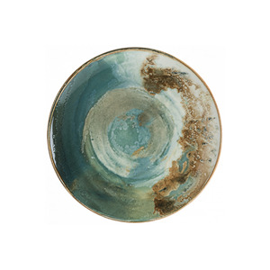 Plato Plano de Porcelana Bonna Futura Gourmet de 30 cm, Plato Decorado de Primera Calidad para Servir Platos Principales en Fiestas, Estilo de Diseño Wabi-Sabi - Product Image 1