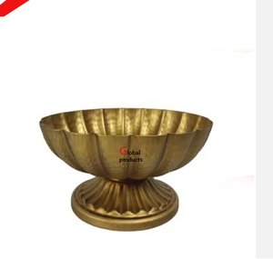 Cuenco para servir postres de acero inoxidable con acabado dorado de alta calidad para restaurante y bar de hotel - Product Image 2