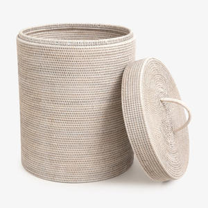 Contenedores de ratán para almacenamiento en la cocina, contenedores de buena calidad, organizador de artículos esenciales para el hogar - Product Image 5