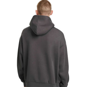 Sudadera con capucha de felpa francesa gruesa de algodón 100% de primera calidad para hombre, ropa de calle con logotipo personalizado de gran tamaño, sudadera lisa con capucha para hombre - Product Image 3