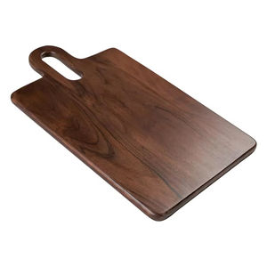 Plato de madera hecho a mano de la mejor calidad personalizable con mango, vajilla, herramienta de cocina para mostrar alimentos, forma personalizada - Product Image 6