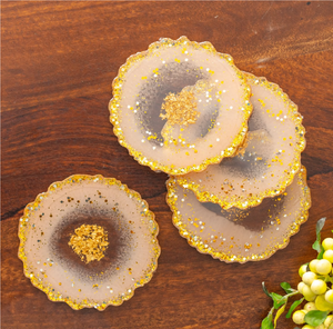 Decorative Resin Coaster-Eco-Friendly Reusable Custom Design for Home Hotel Wedding Party Use-Best Quality <b>Cheap</b> Price - Product Image 2