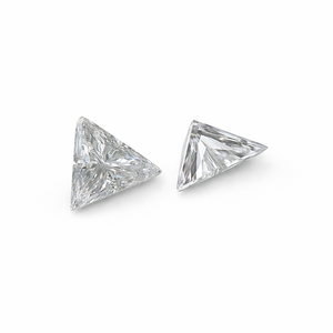 Diamants synthétiques brillants de couleur DEF, de forme triangulaire, cultivés en laboratoire HPHT/CVD, de 0,75 ct/pièce, VS-Si, pour la fabrication de bijoux uniques, SHRAMAN DIAMOND - Product Image 1