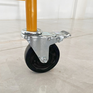 Échafaudage portable de construction, échafaudage mobile galvanisé avec roues universelles, léger pour les projets intérieurs et extérieurs - Product Image 4