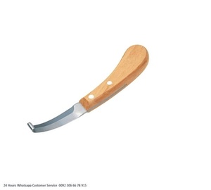 เครื่องมือสัตวแพทย์มีดกีบด้ามไม้ขอบซ้าย - Product Image 5