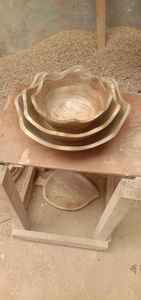 Cuencos de madera hechos a medida en tamaños apilados grandes, medianos y pequeños ideales para tiendas de decoración del hogar para reventa - Product Image 5