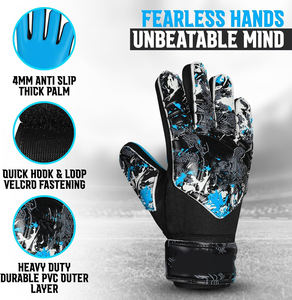 Gants de gardien de but de football professionnels personnalisés, respirants, antidérapants, avec paume en latex pleine longueur, fermeture à scratch, unisexe - Product Image 2