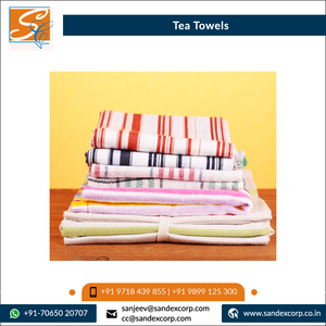 Best Design Wholesale Supply Stripe Design Luxury 100% Cotton Golf Kitchen <b>Towels</b> From India - Product Image 6