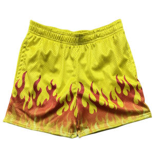 Venta al por mayor OEM logotipo personalizado sublimación Baloncesto de secado rápido E pantalones cortos de malla para hombres verano playa baloncesto pantalones cortos para hombres - Product Image 6