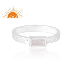 New Arrivals Sterling Silver Natural <b>Cz</b> Gemstone <b>Ring</b> Custom Jewelry For Women Gift For Her - Product Image 3