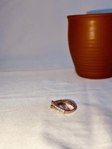 Anillo de diamantes de oro rosa de 14 quilates de lujo natural H I corte brillante redondo SI3 I1 joyería fina colección al por mayor artesanía elegante - Product Image 2