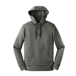 Sweats à capuche personnalisés de couleur grise pour hommes, sweat-shirt à manches longues en coton polaire pour l'hiver avec poche - Product Image 1