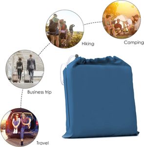 Cozysilk ถุงนอนผ้าไหม100%,ถุงนอนสำหรับตั้งแคมป์เดินทางบ้านแผ่นเตียงนอนน้ำหนักเบากระเป๋าขนาดกะทัดรัดสำหรับโรงแรม - Product Image 5